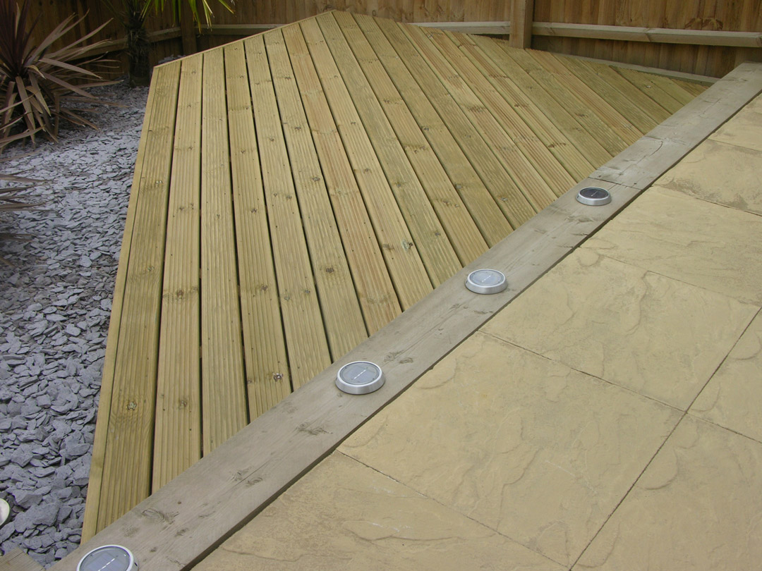 Garden decking in Norwich