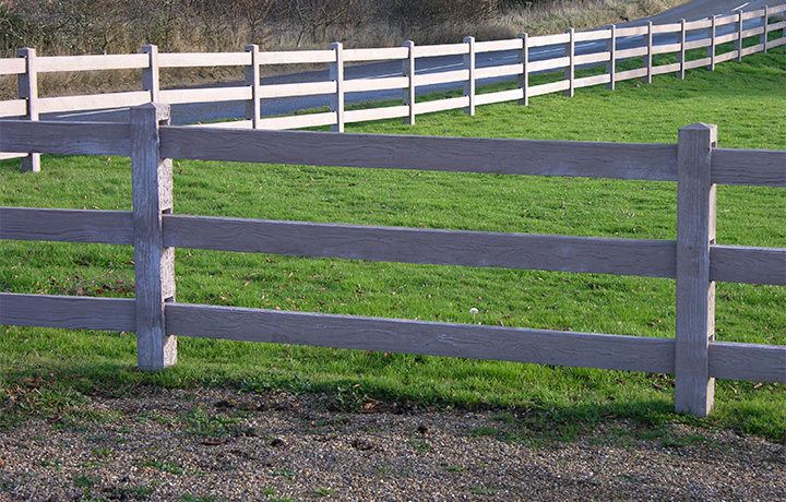 Post and rail fencing by Norwich Fencing